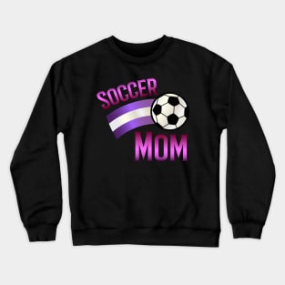 Soccer mom - pink Crewneck Sweatshirt